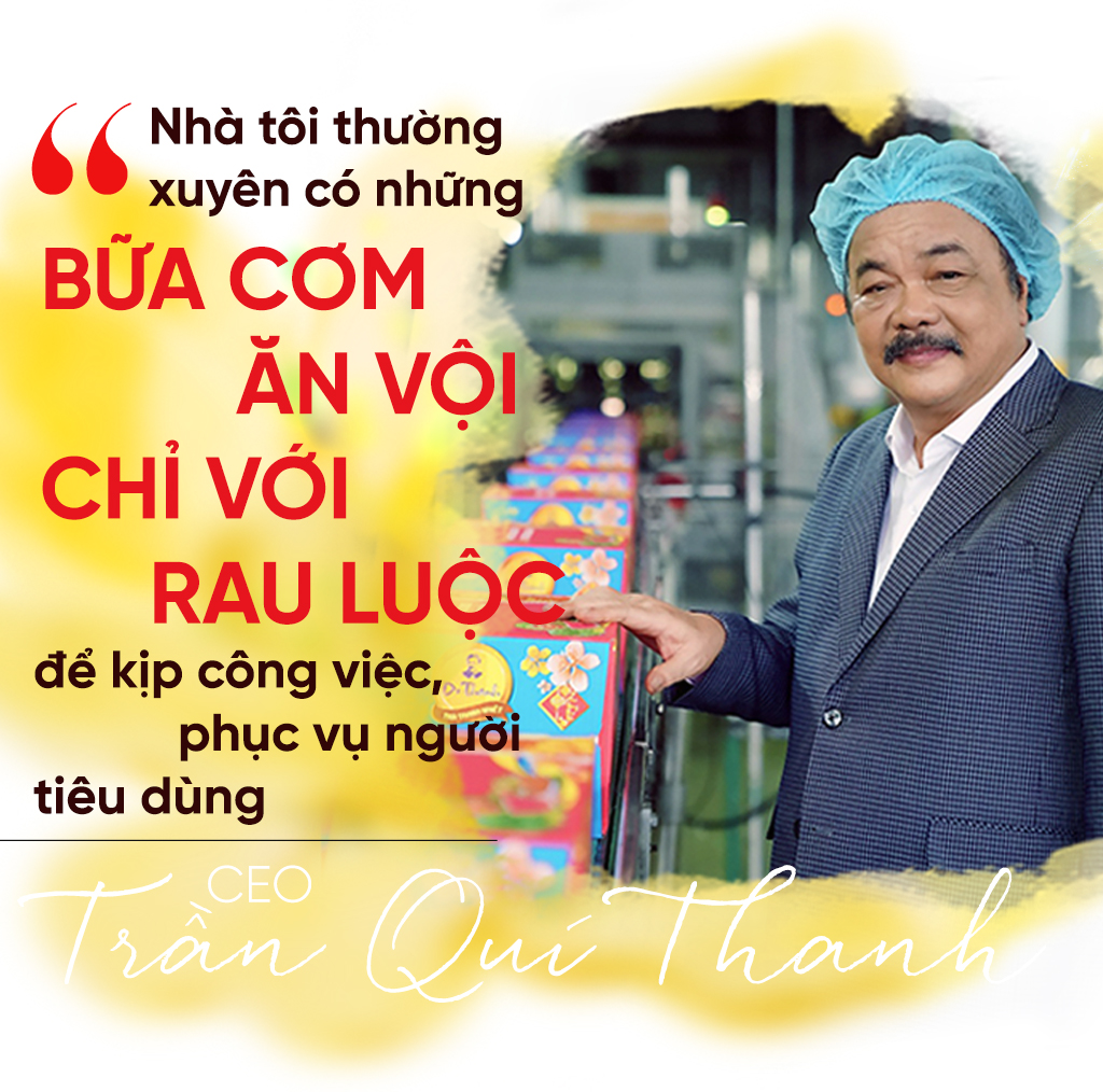 CEO Tran Quy Thanh thuong xuyen co nhung bua com nhanh chi voi rau luoc