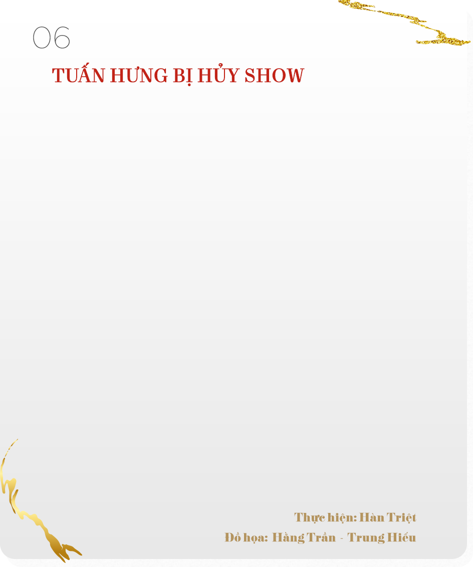 hủy show diễn của Tuấn hưng